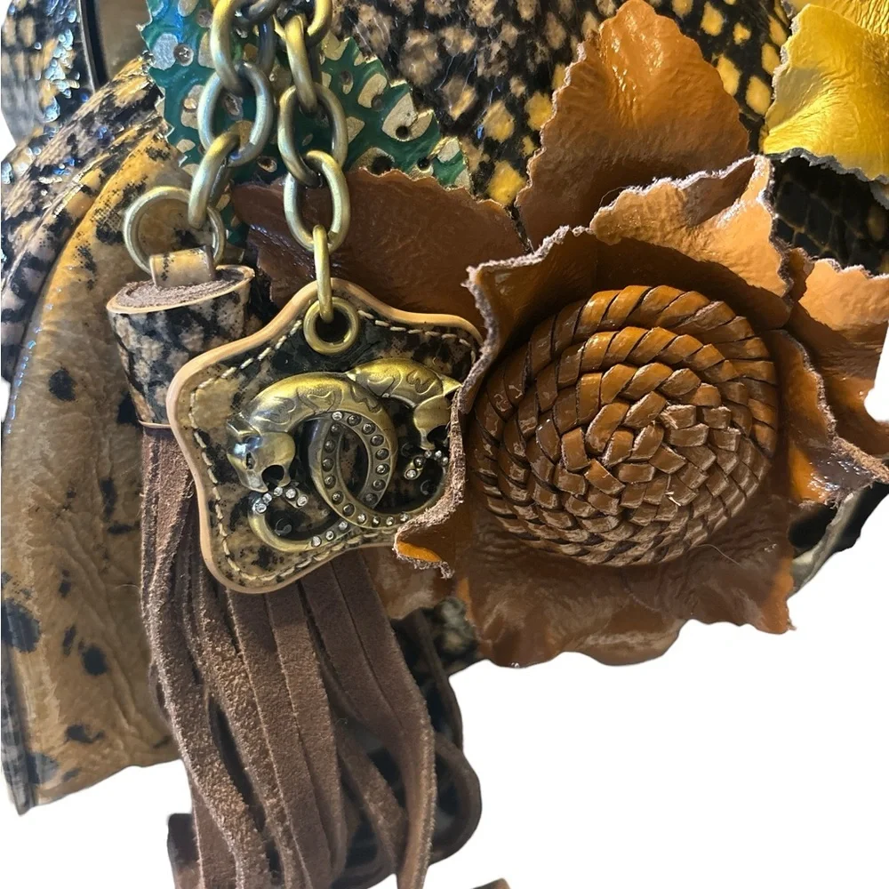 Sharif Limited Edition Handcrafted Embellished Frame Bag • Wearable Art - Picture 10 of 11